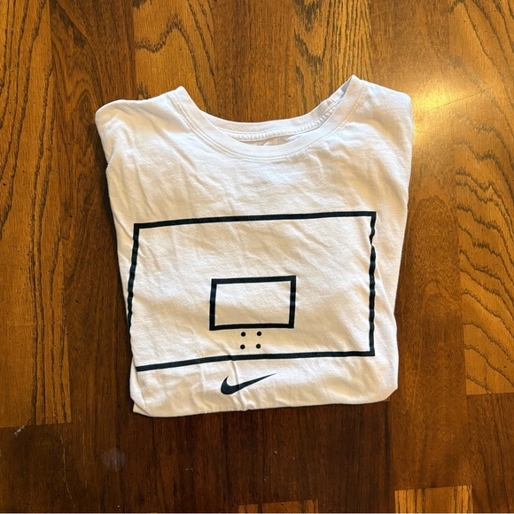 Nike Other - Nike White Tee with Black Graphic